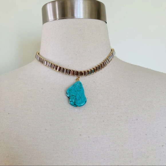 Free People Sloane Stone Choker NWT - Picture 2 of 10